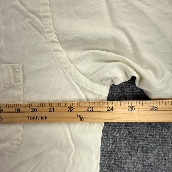 Gitman Bros USA Cotton Point TTX 16 35 Oxford Yellow Pocket Long Sleeve American - Picture 6 of 13